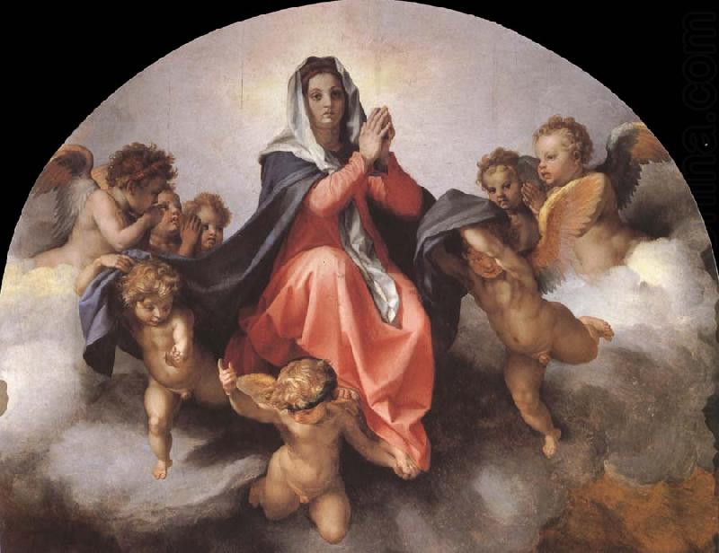 Details of the Assumption of the virgin, Andrea del Sarto